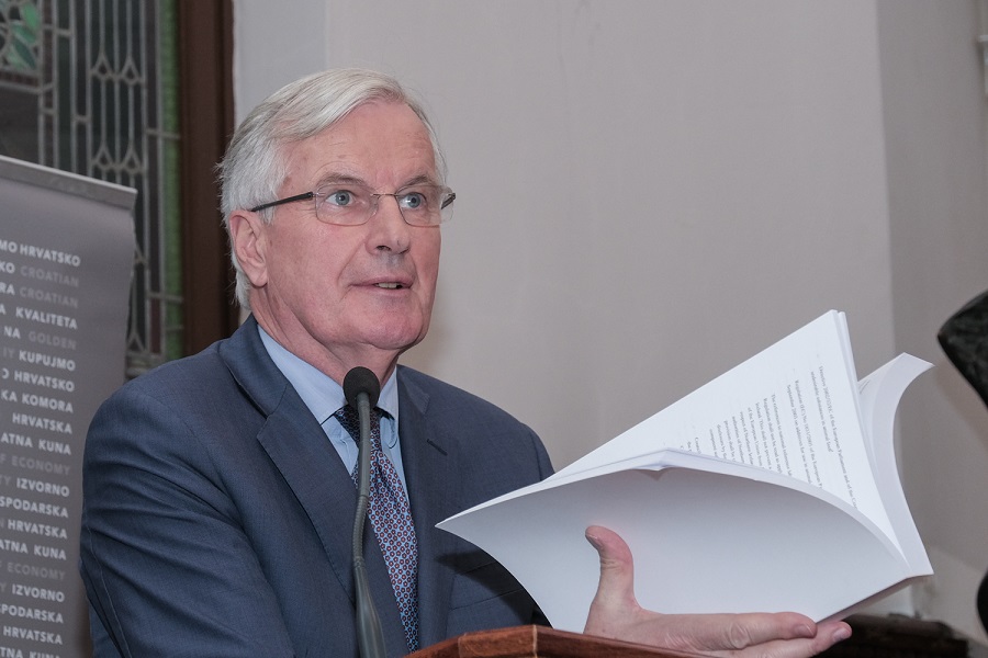 Michel Barnier, predavanje u HGK