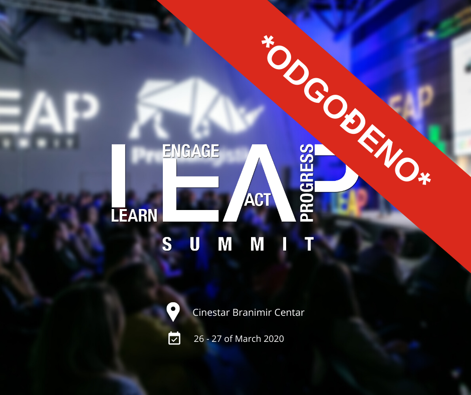Odgađa se najveća međunardona konferencija za mlade profesionalce LEAP Summit