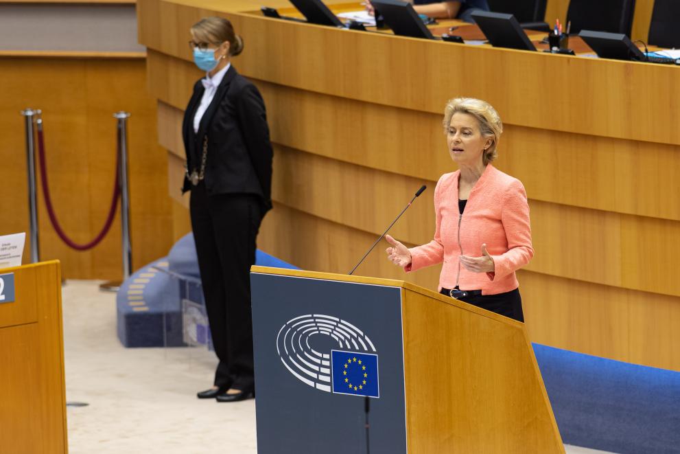 Govor predsjednice von der Leyen o stanju Unije na plenarnoj sjednici Europskog parlamenta