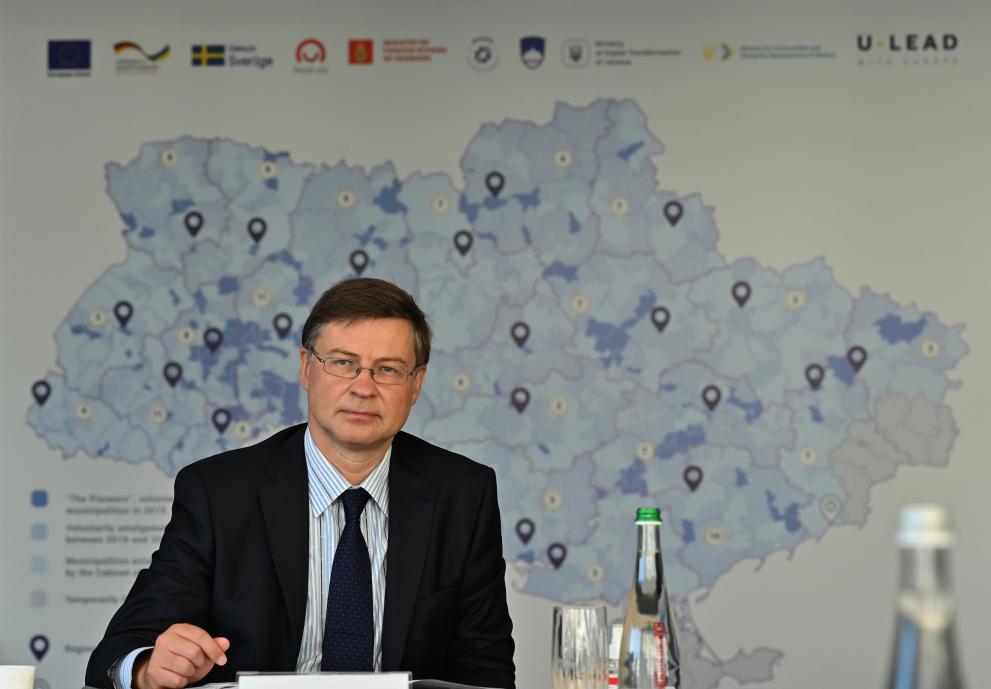Izvršni potpredsjednik Dombrovskis predstavljao Komisiju povodom 30. obljetnice neovisnosti Ukrajine