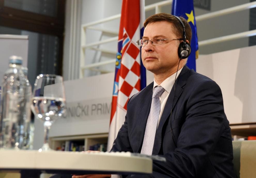 Izvršni potpredsjednik Dombrovskis u Zagrebu