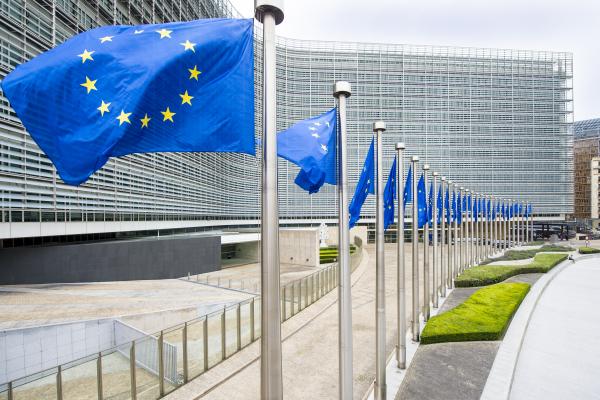 Europsak zastava ispred Berlaymonta